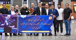 بازگشت غرور آفرین حسین وفایی به کشور