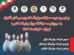 آغاز رنکینگ کشوری بولینگ آقایان