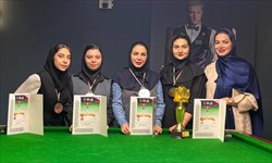 پایان مسابقات رنکینگ اسنوکر بانوان استان خراسان رضوی