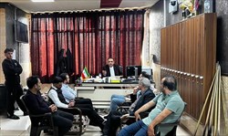 نشست رئیس و ارکان هیئت بولینگ و بیلیارد استان اردبیل