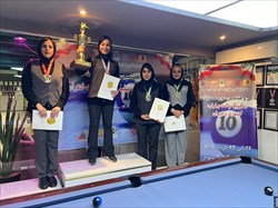 رنکینگ ثابت پاکت بیلیارد کشوری بانوان