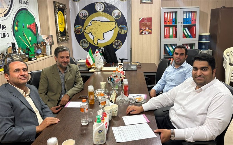 دیداد امیرحسین صمدانی با رئیس سازمان بسیج ورزشکاران استان اصفهان