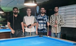 پایان مسابقات پاکت بیلیارد تیمی در استان لرستان