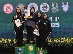 قهرمانی میترا قائدی در اسنوکر بانوان طهران کاپ