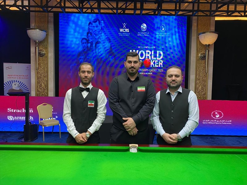 جدول گروهی و برنامه زمان بندی مسابقات ملی پوشان اسنوکر ایران در مسابقات جهانی