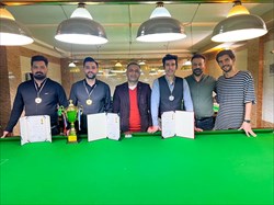 نخستین دوره مسابقات مسترز اسنوکر اردبیل برگزار شد