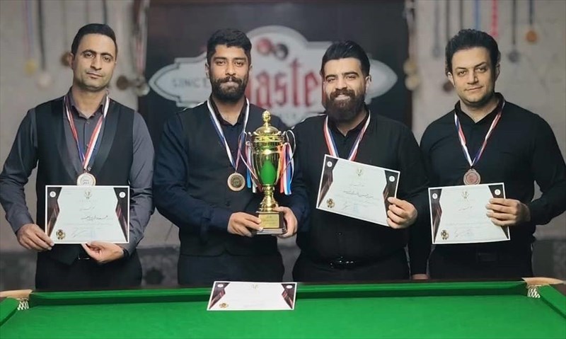 قهرمانی مهران ارشادی در رنکینگ اسنوکر استان فارس