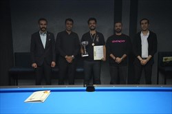 قهرمانی وحید قربان پور در رنکینگ پاکت بیلیارد استان اصفهان