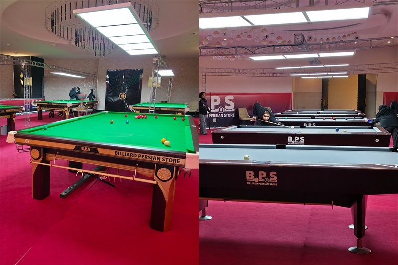 آغاز رنکینگ‌های کشوری اسنوکر و پاکت بیلیارد بانوان در هتل آراز