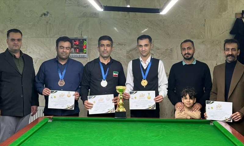 پایان مسابقات ۱۶نفر برتر اسنوکر استان قزوین