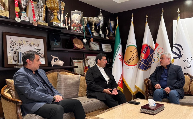 نشست مشترک رئیس سازمان لیگ با رئیس و دبیر فدراسیون بولینگ و بیلیارد
