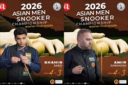 طوفان اسنوکربازان ایران در آسیا؛ صعود به نیمه‌نهایی و قطعی‌شدن مدال