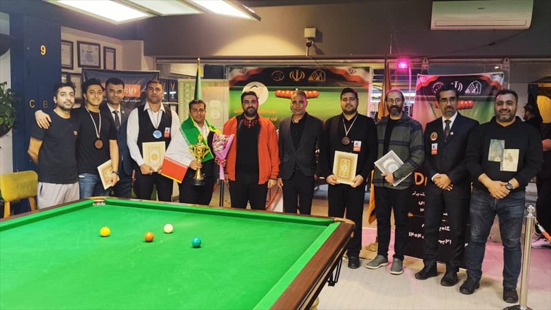 پایان دور دوم فصل ۱۴۰۵_۱۴۰۴ مسابقات رنکینگ‌ اسنوکر خراسان رضوی